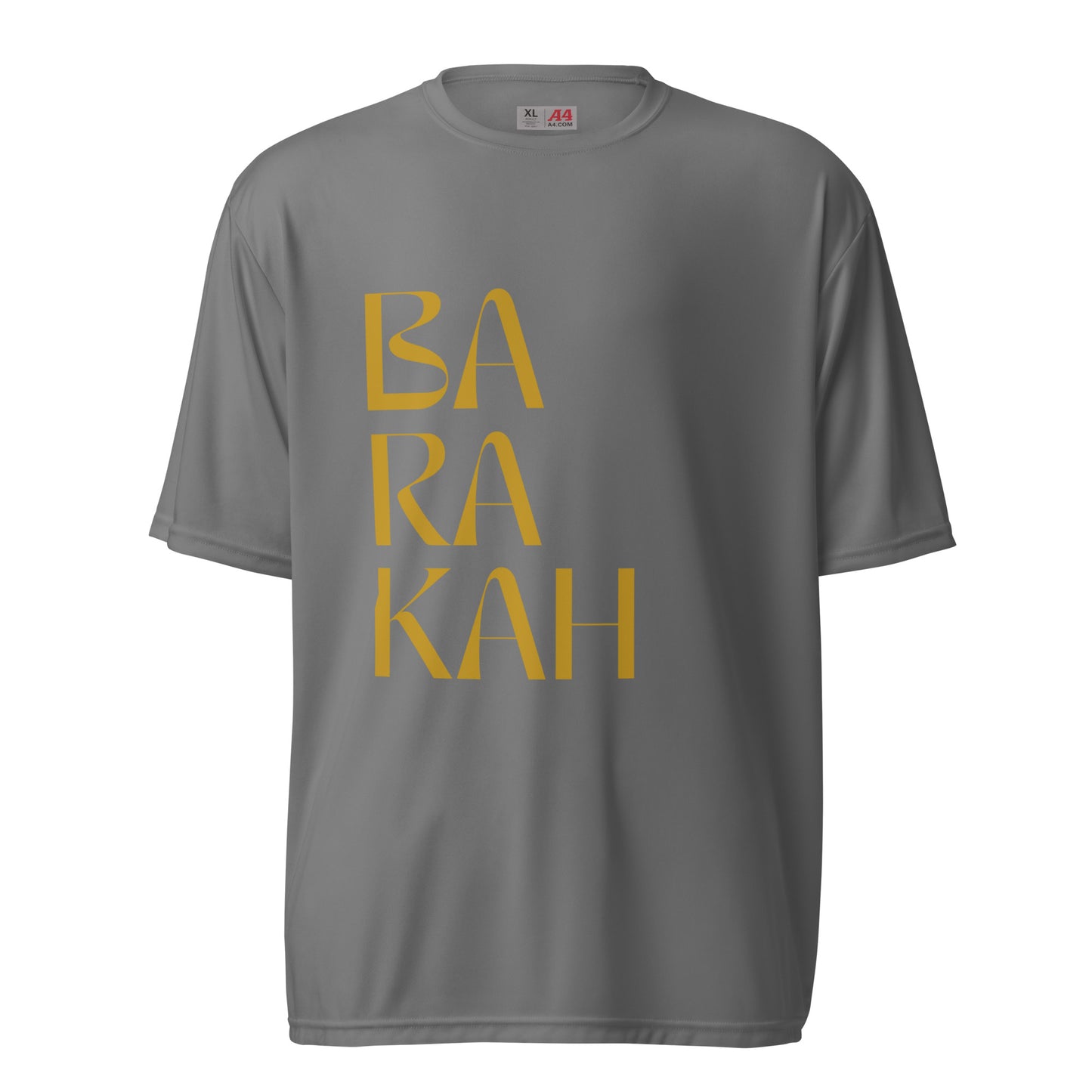 Barakah-Unisex performance crew neck t-shirt