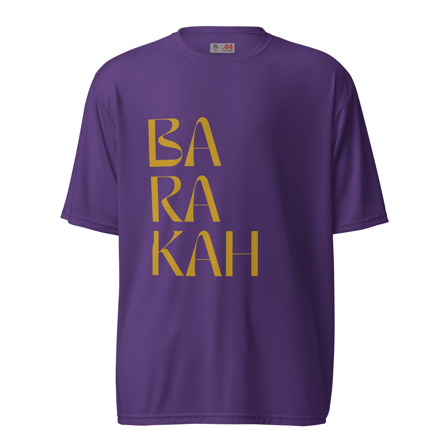 Barakah-Unisex performance crew neck t-shirt