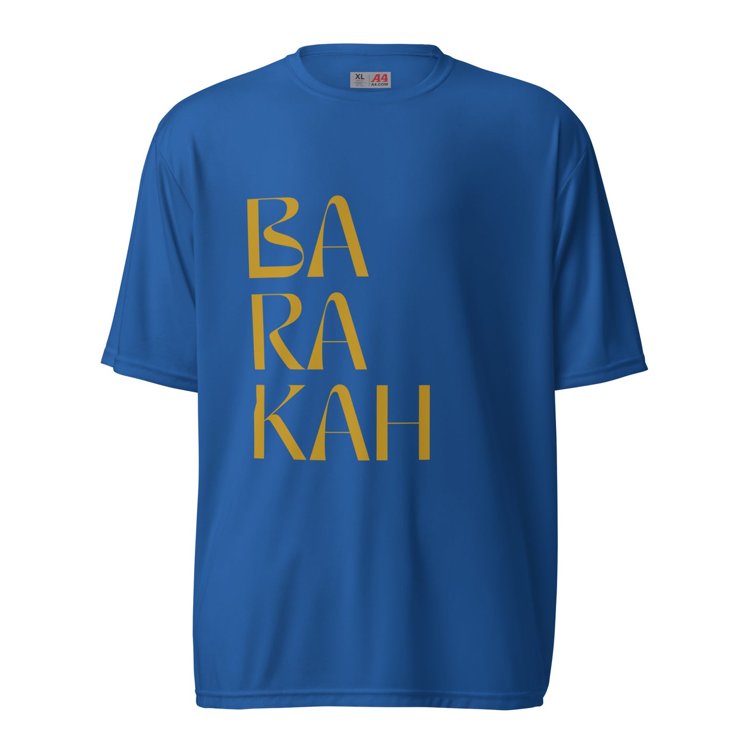 Barakah-Unisex performance crew neck t-shirt