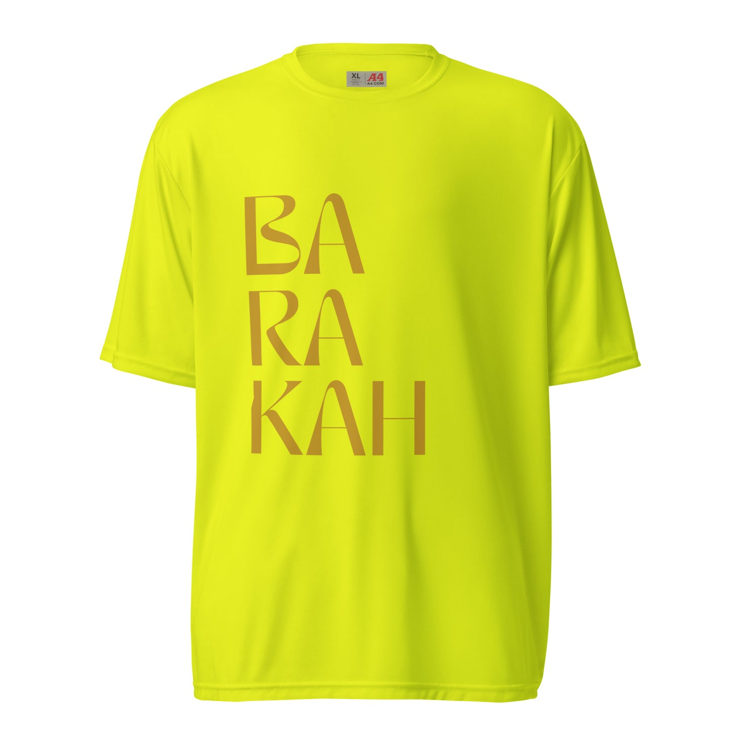 Barakah-Unisex performance crew neck t-shirt