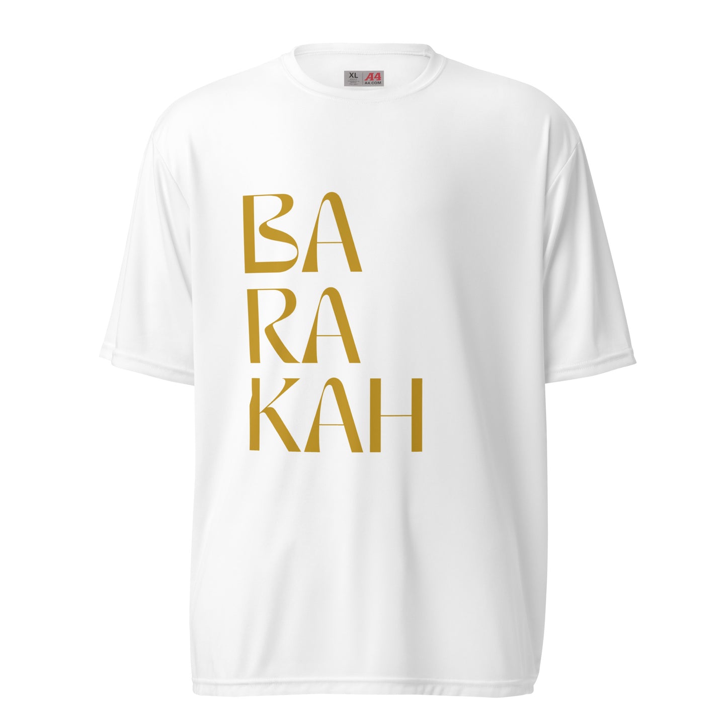 Barakah-Unisex performance crew neck t-shirt