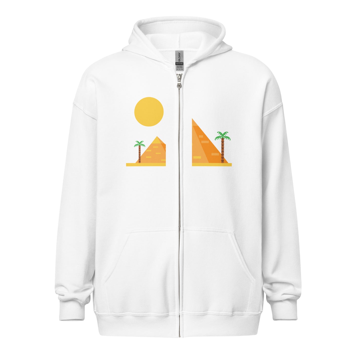 Pyramid-Unisex heavy blend zip hoodie