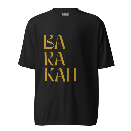 Barakah-Unisex performance crew neck t-shirt